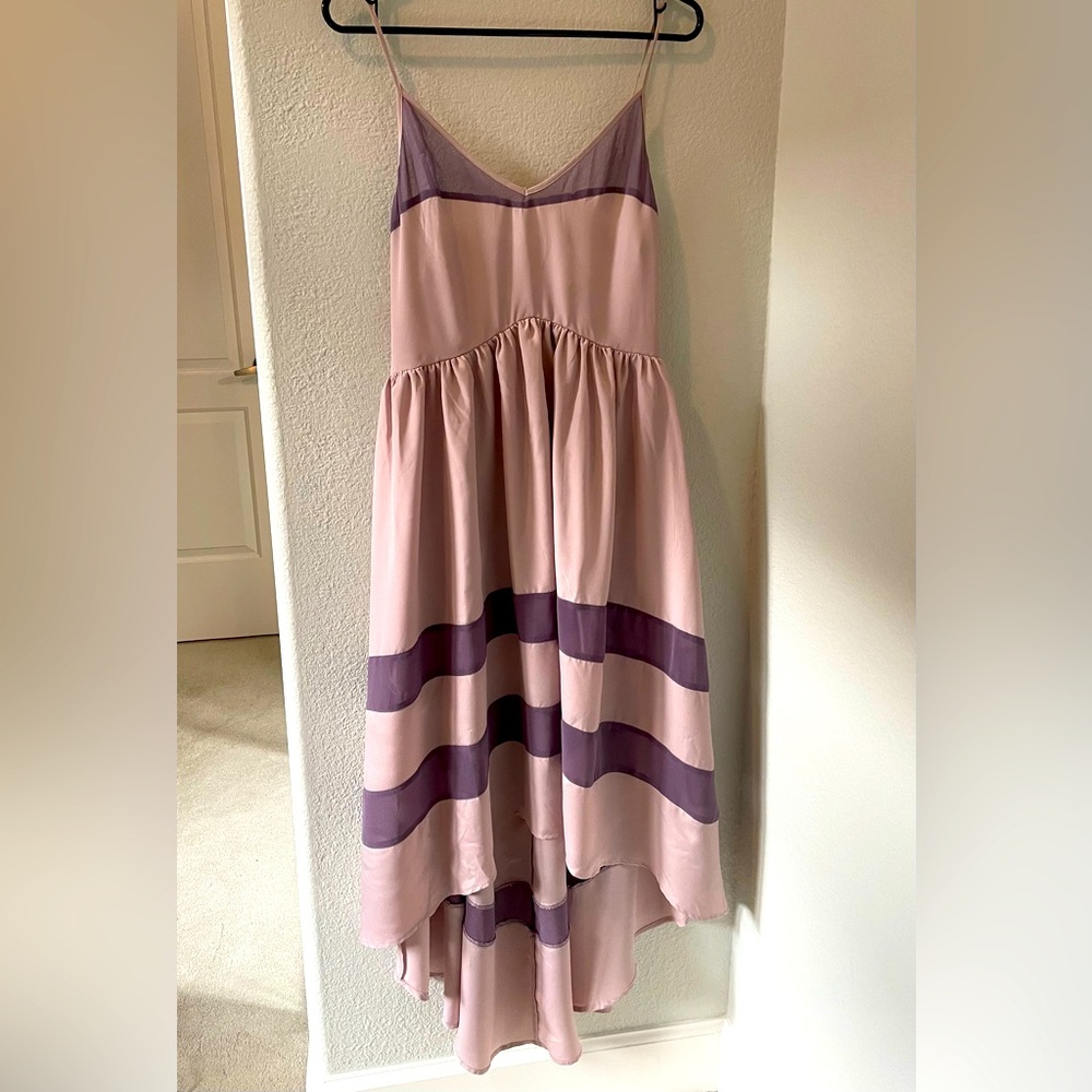 Rory Beca X Forever 21 Purple Hi-Low Dress, Sz L